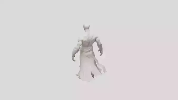 Creepy Headless Humanoid Model