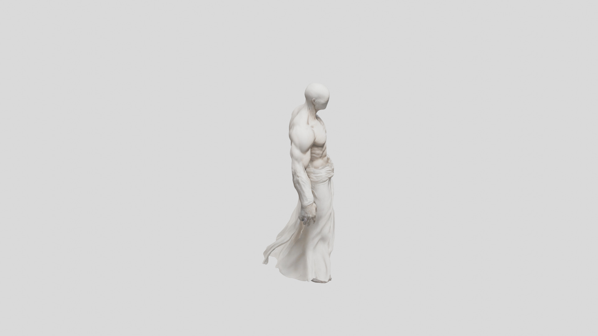 Creepy Headless Humanoid Model 3D model_10