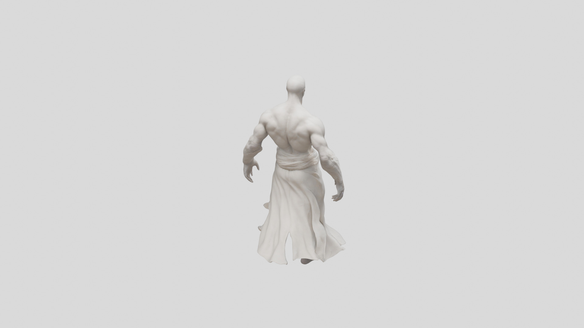 Creepy Headless Humanoid Model 3D model_13