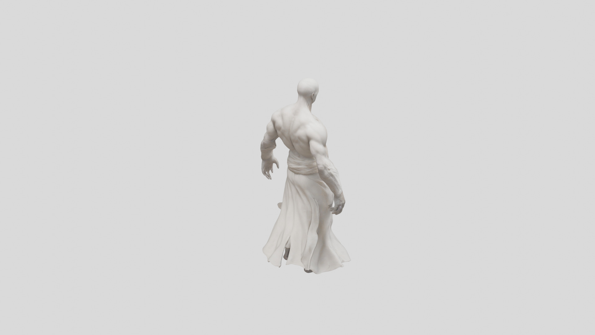 Creepy Headless Humanoid Model 3D model_12