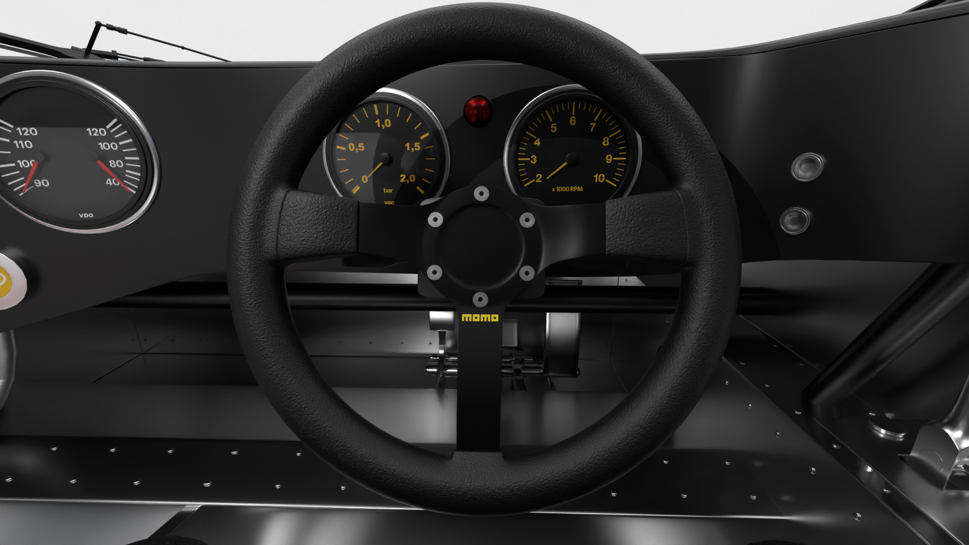 Porsche 956 Group C 1982 Kenwood Kremer Racing HQ 3d model  3D model_26