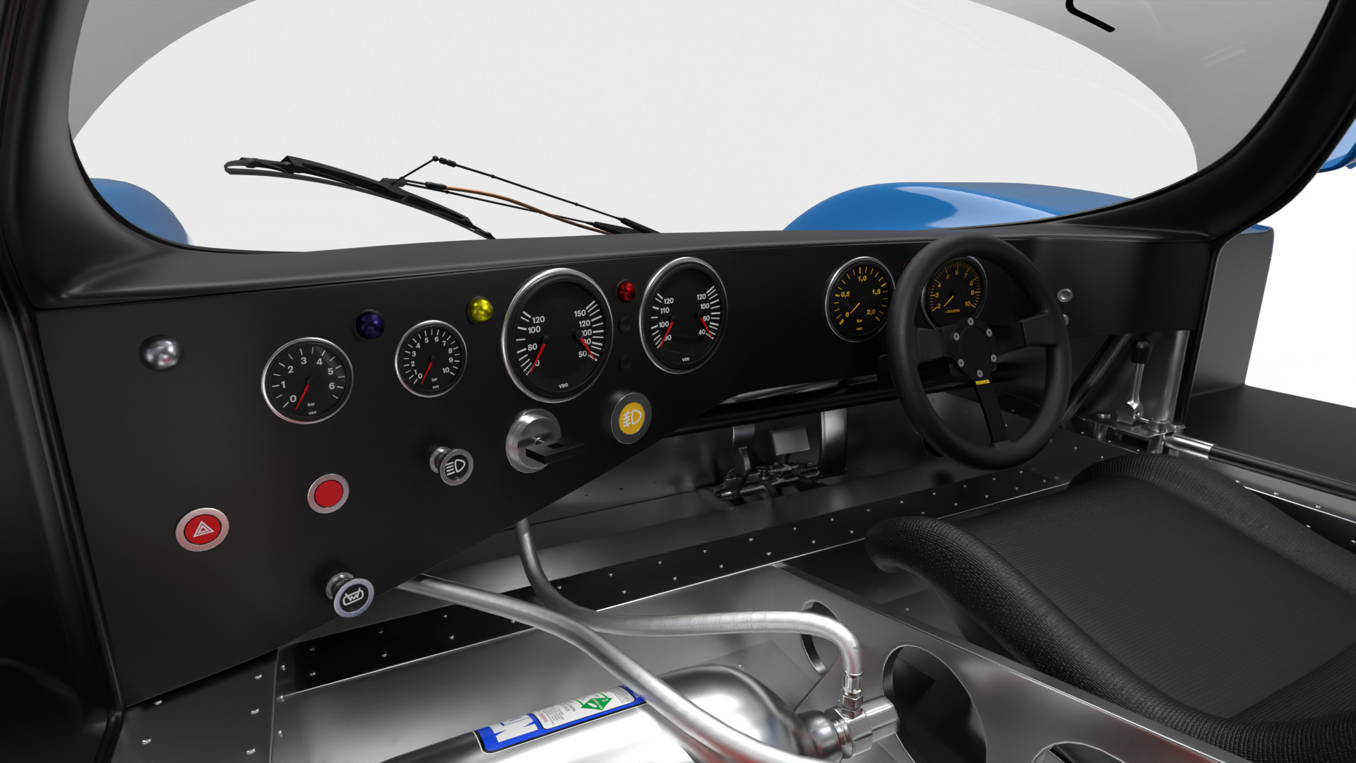Porsche 956 Group C 1982 Kenwood Kremer Racing HQ 3d model  3D model_23