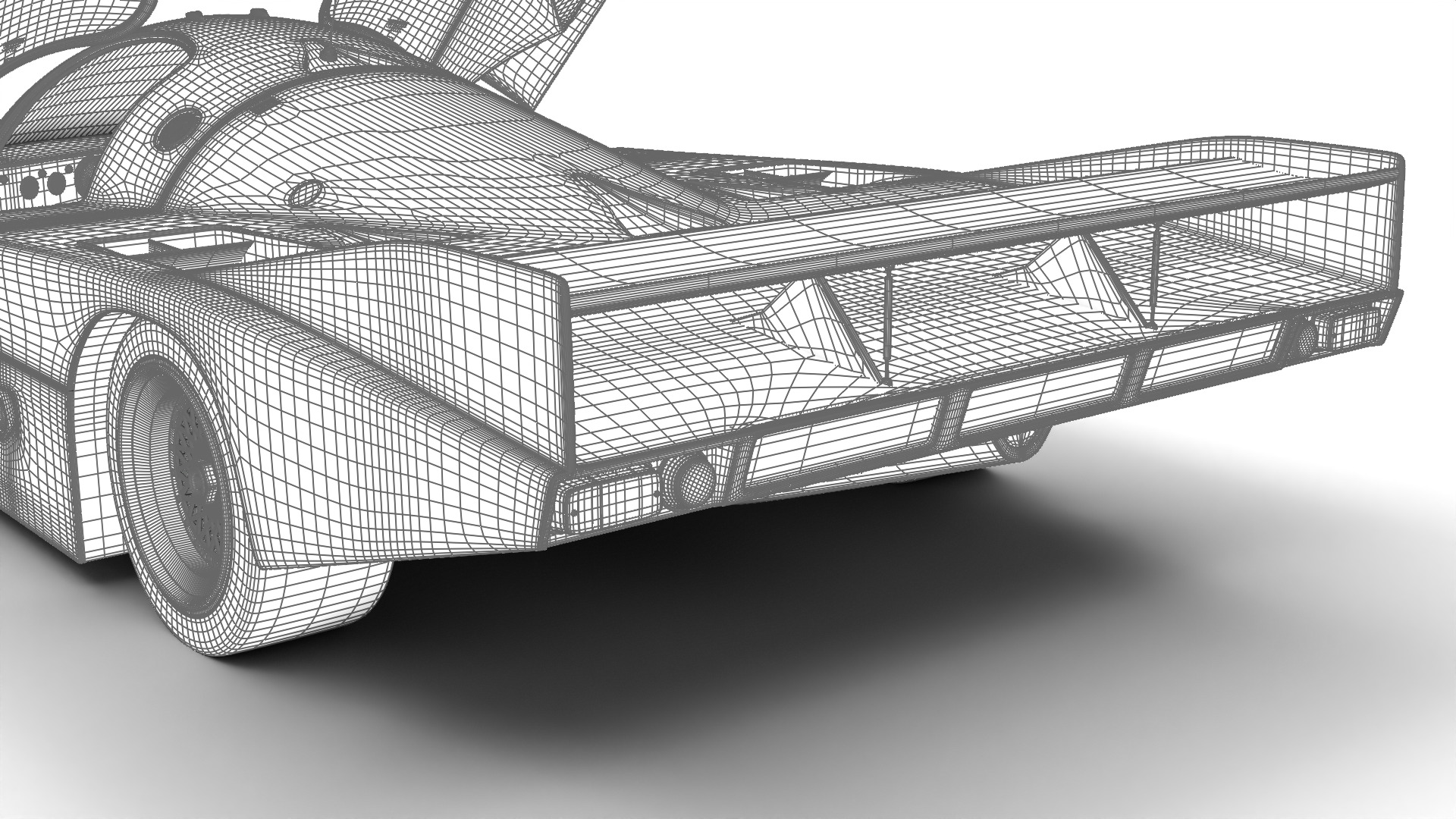 Porsche 956 Group C 1982 Kenwood Kremer Racing HQ 3d model  3D model_30