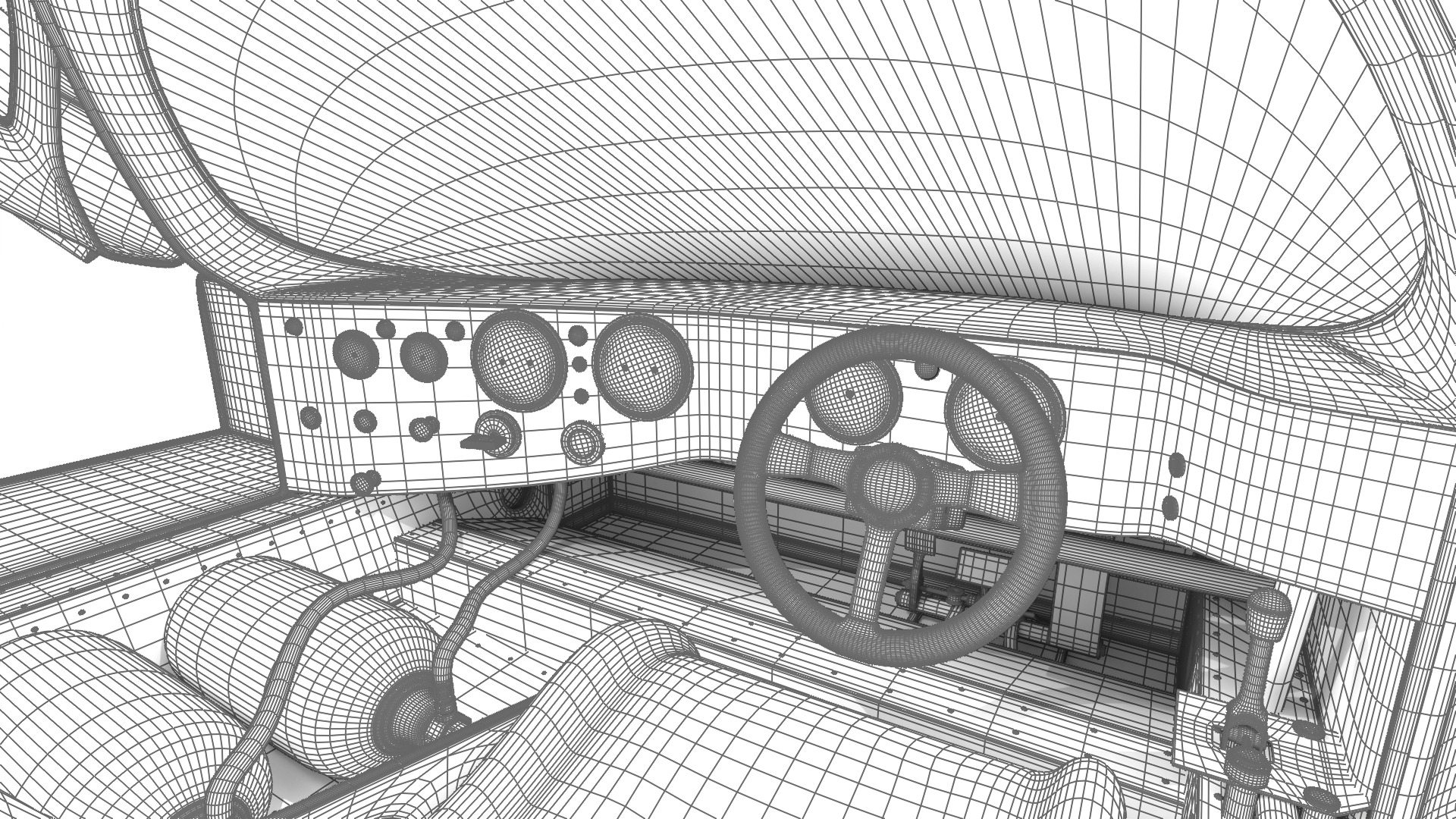Porsche 956 Group C 1982 Kenwood Kremer Racing HQ 3d model  3D model_46