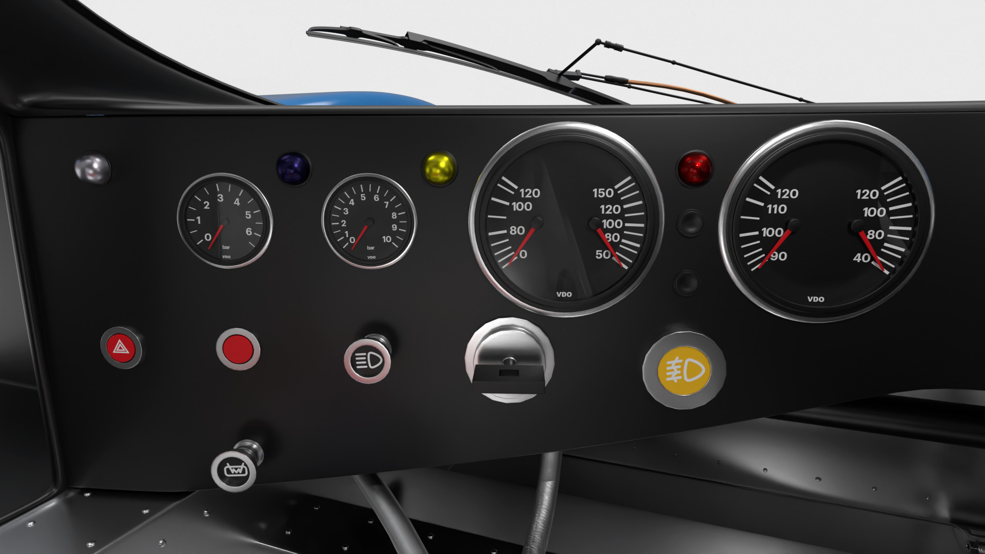 Porsche 956 Group C 1982 Kenwood Kremer Racing HQ 3d model  3D model_25