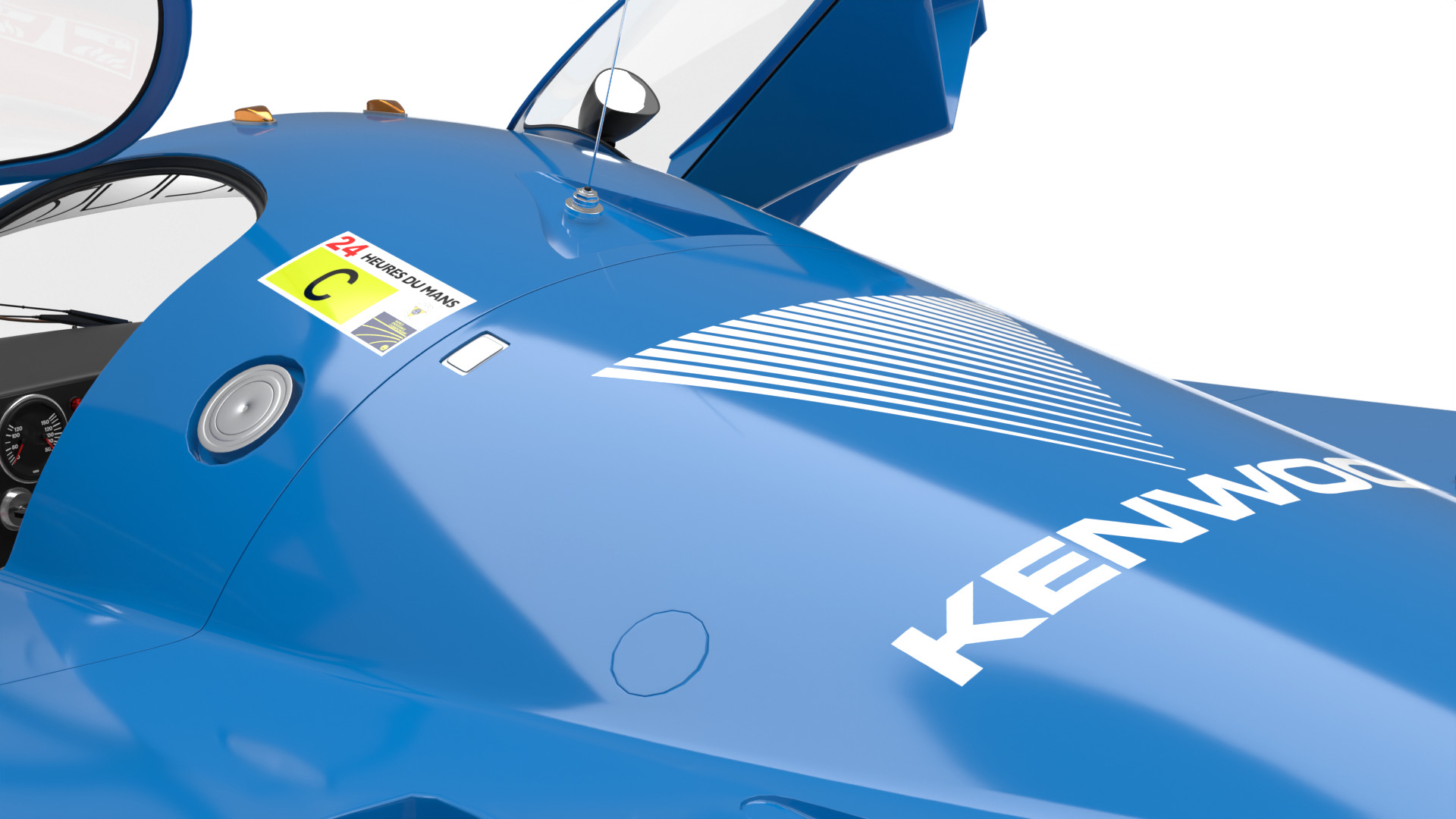 Porsche 956 Group C 1982 Kenwood Kremer Racing HQ 3d model  3D model_20