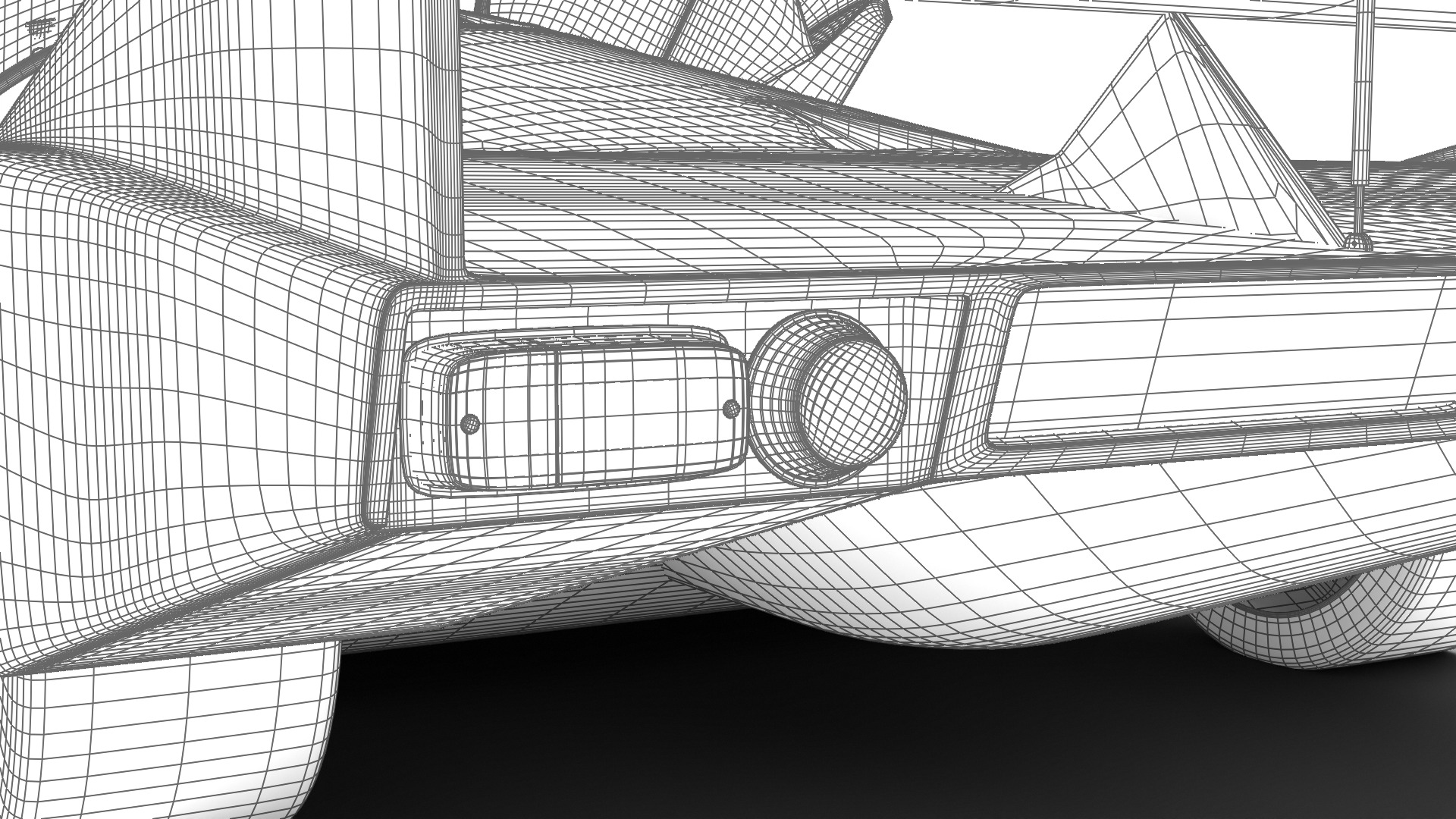 Porsche 956 Group C 1982 Kenwood Kremer Racing HQ 3d model  3D model_41