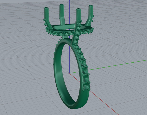 Ring N012856 3D print model_3