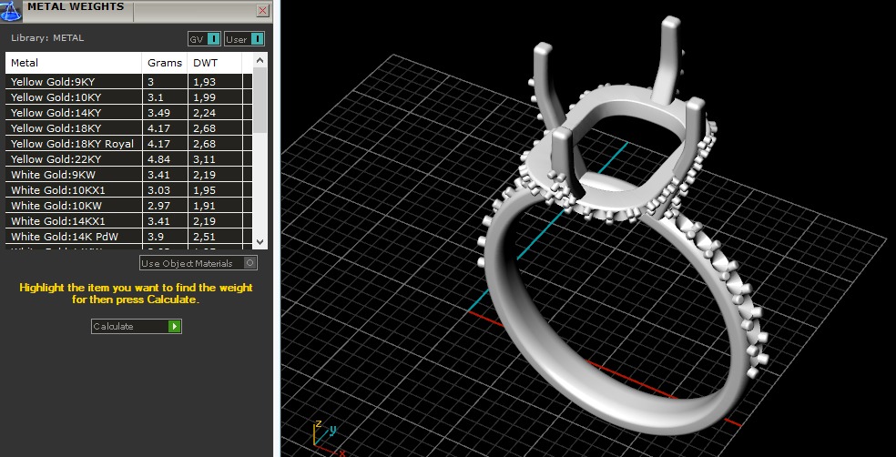 Ring N012856 3D print model_7