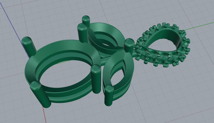 Pendant N012851 3D print model_2