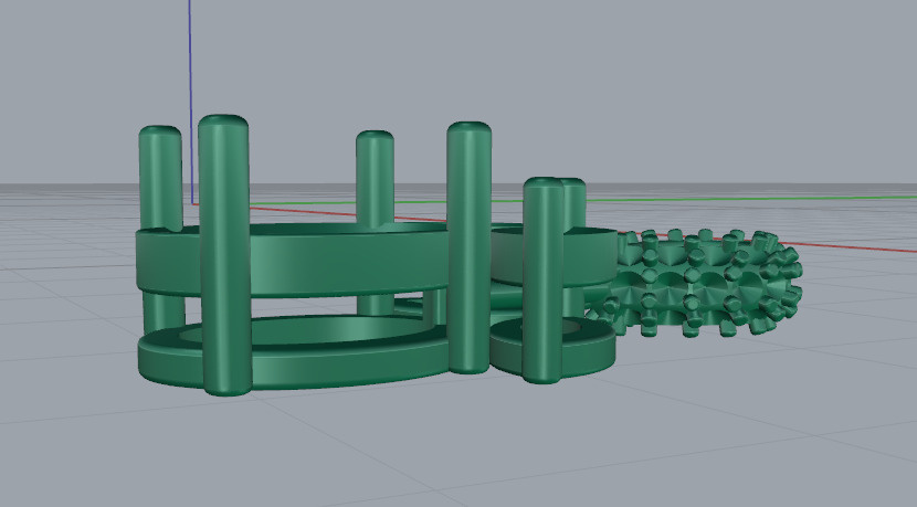 Pendant N012851 3D print model_3