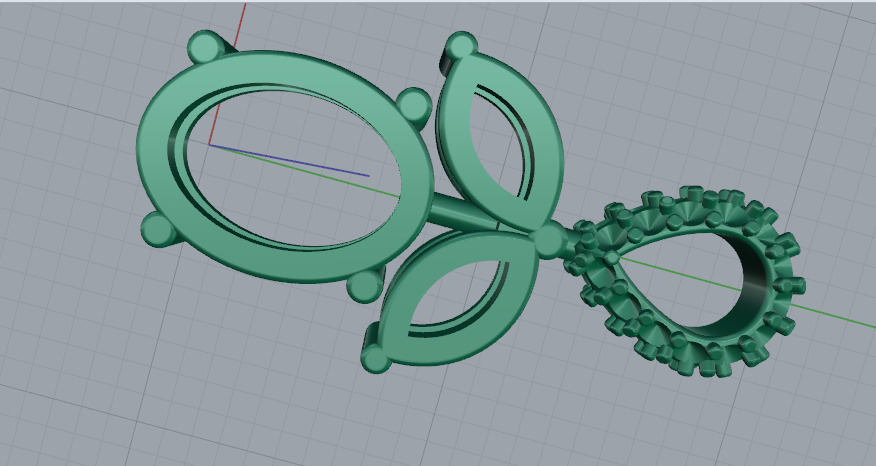 Pendant N012851 3D print model_4