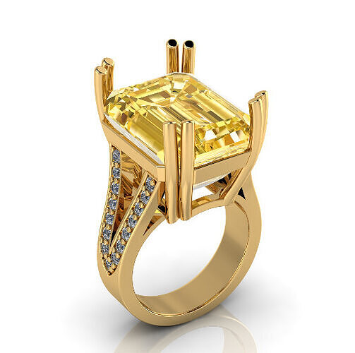 Wedding ring double alloy N012847 3D print model