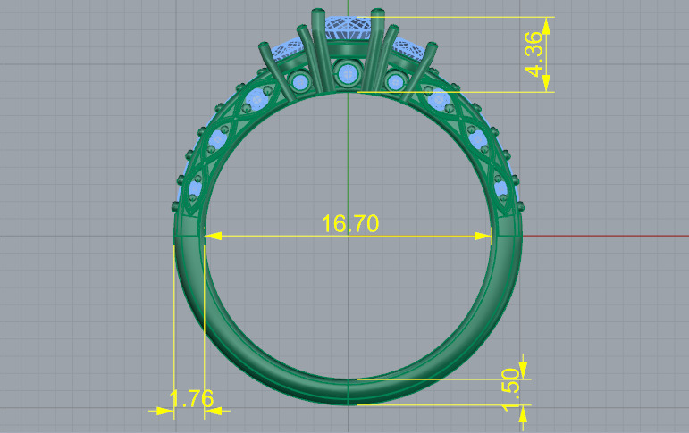 Ring N012844 3D print model_6