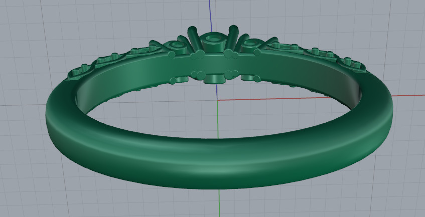 Ring N012844 3D print model_5