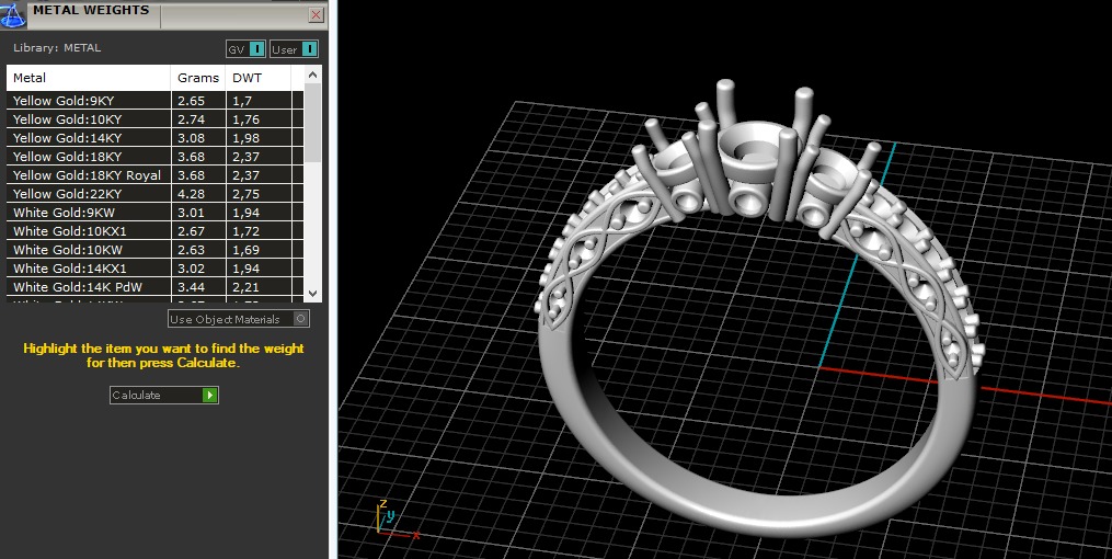 Ring N012844 3D print model_8