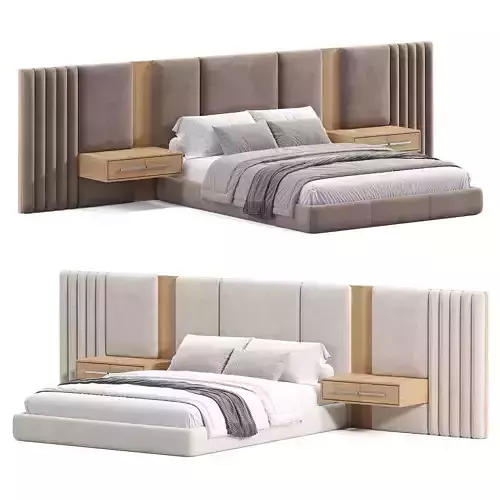Beacon Bed Low-poly 3D model