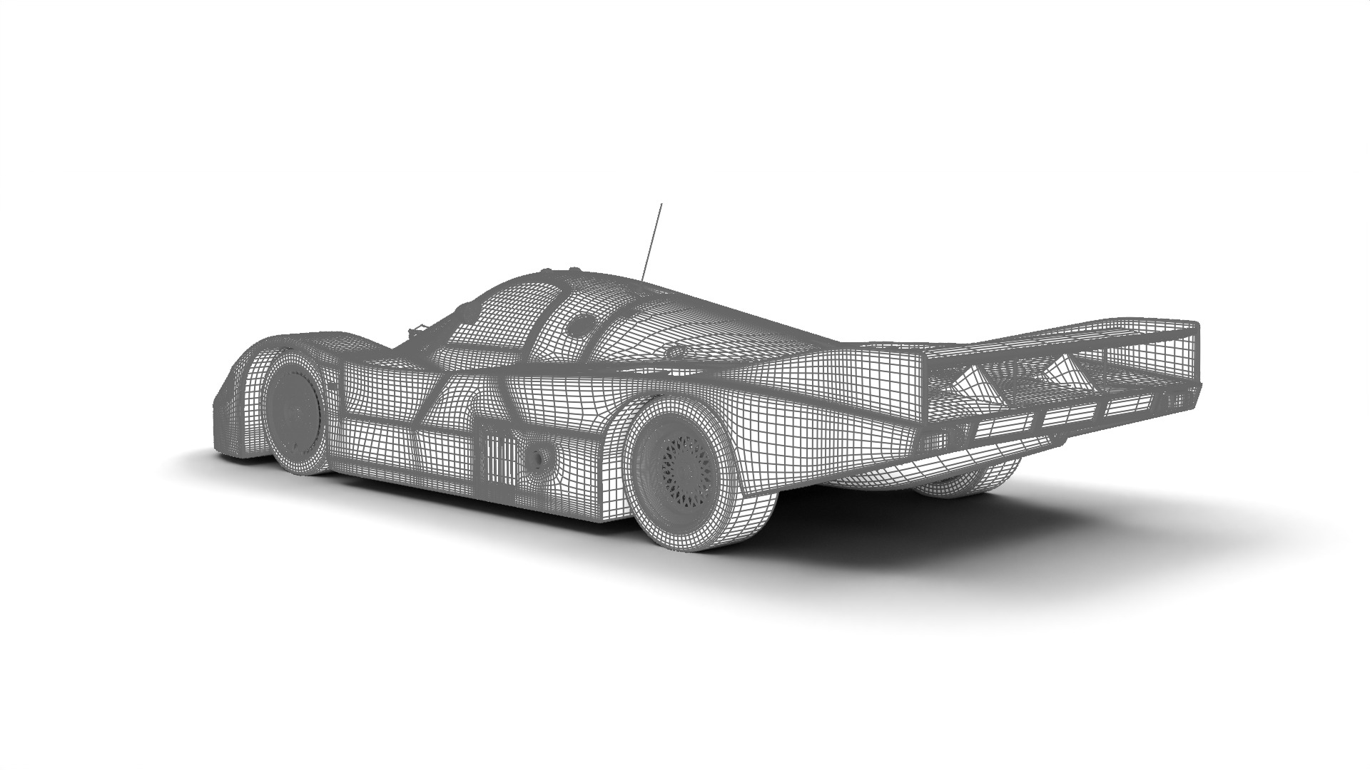 Porsche 956 Group C 1982 NewMan Joest Racing 3d model 3D model_26