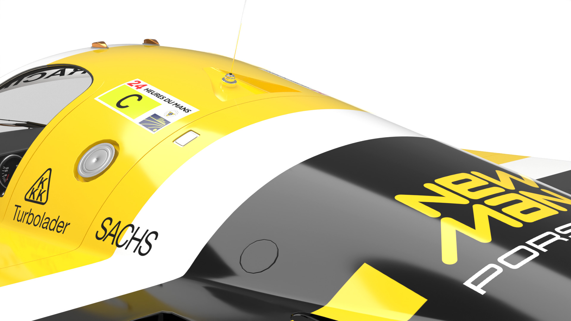 Porsche 956 Group C 1982 NewMan Joest Racing 3d model 3D model_18