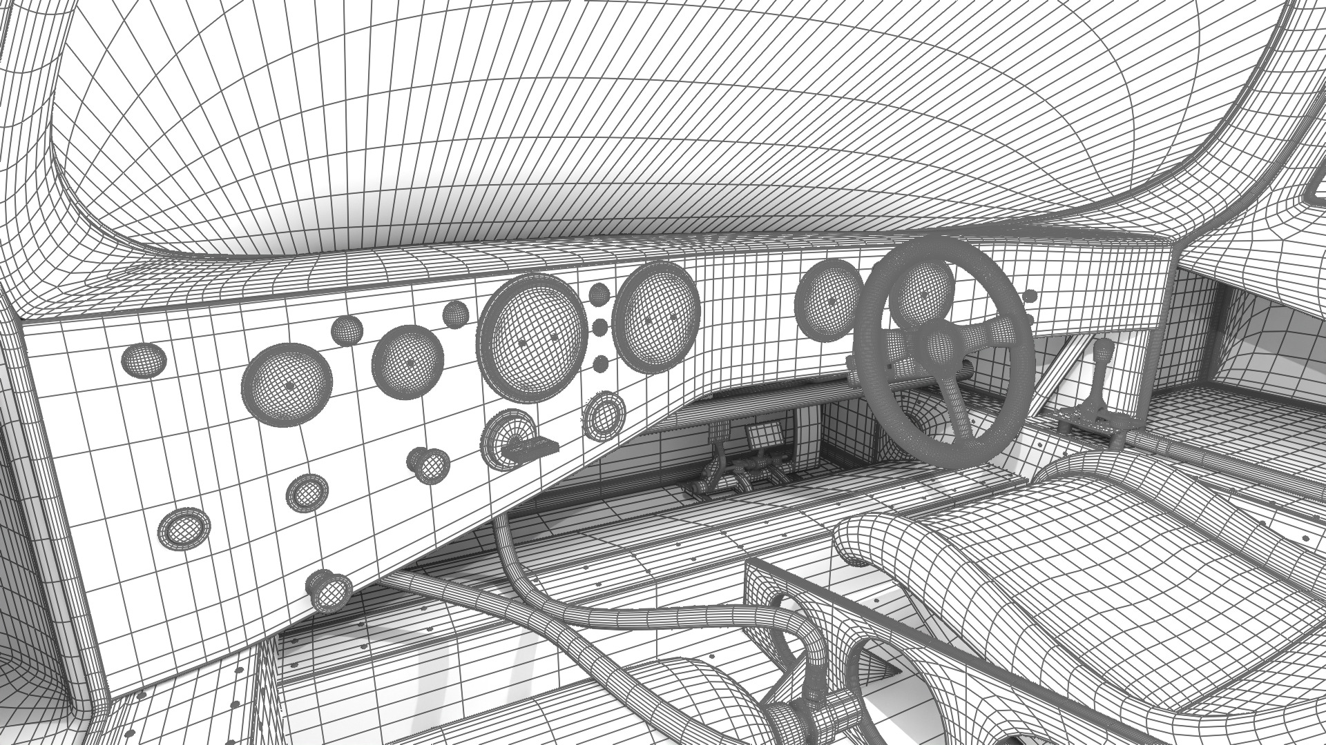 Porsche 956 Group C 1982 NewMan Joest Racing 3d model 3D model_46
