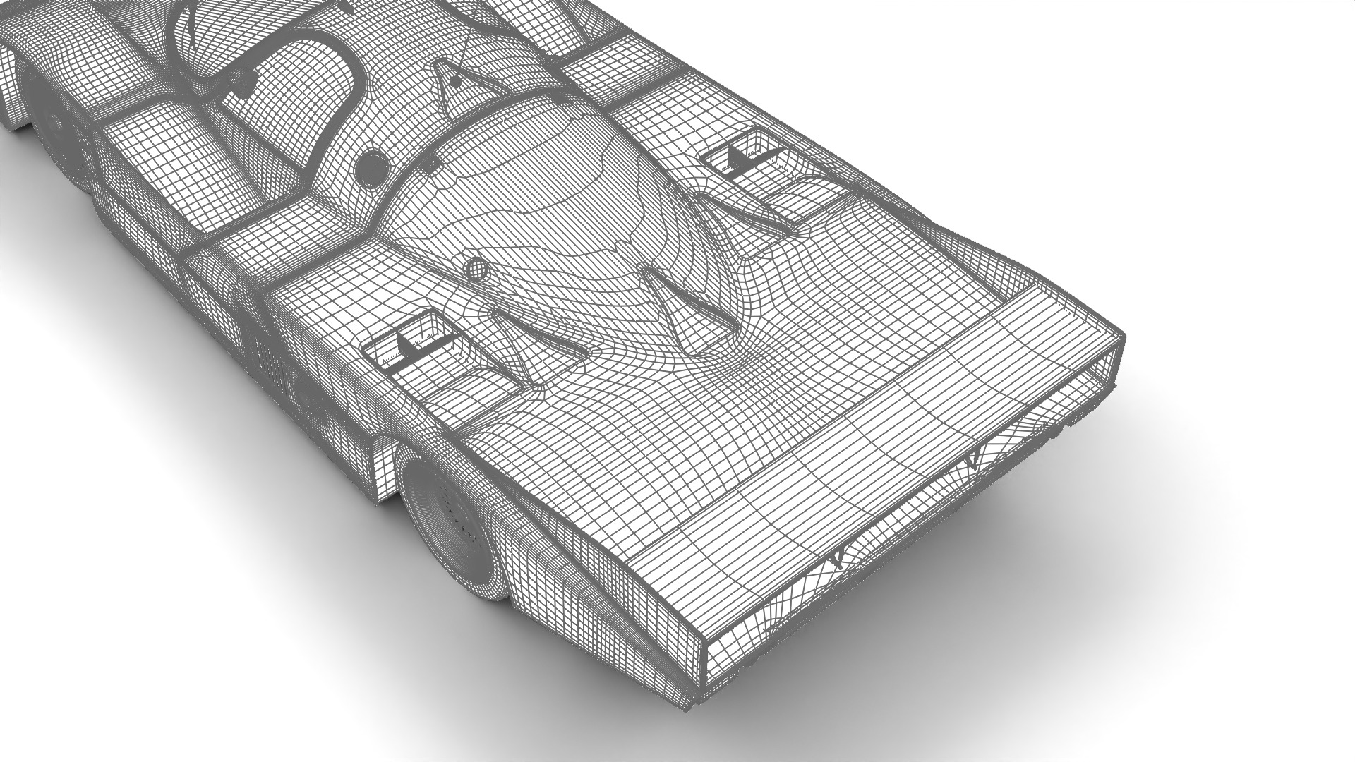 Porsche 956 Group C 1982 NewMan Joest Racing 3d model 3D model_34