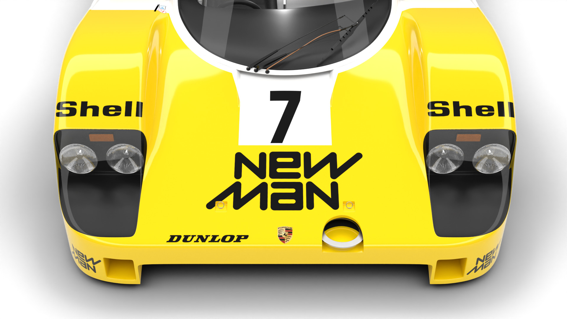 Porsche 956 Group C 1982 NewMan Joest Racing 3d model 3D model_17