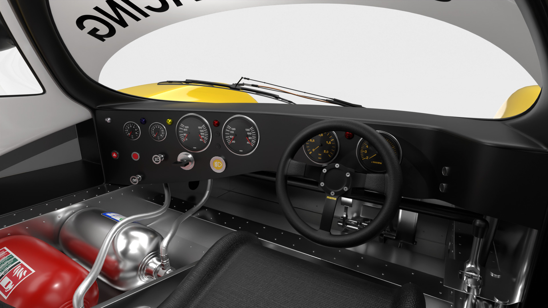 Porsche 956 Group C 1982 NewMan Joest Racing 3d model 3D model_19