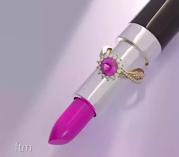 flower solitaire ring