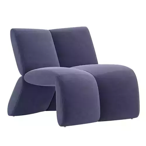 Yaya Lounge Chair Low-poly 3D model