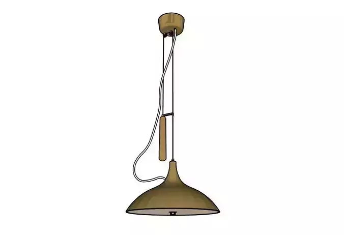 Paavo Tynell Brass Counterweight Light A1965 by Taito Oy