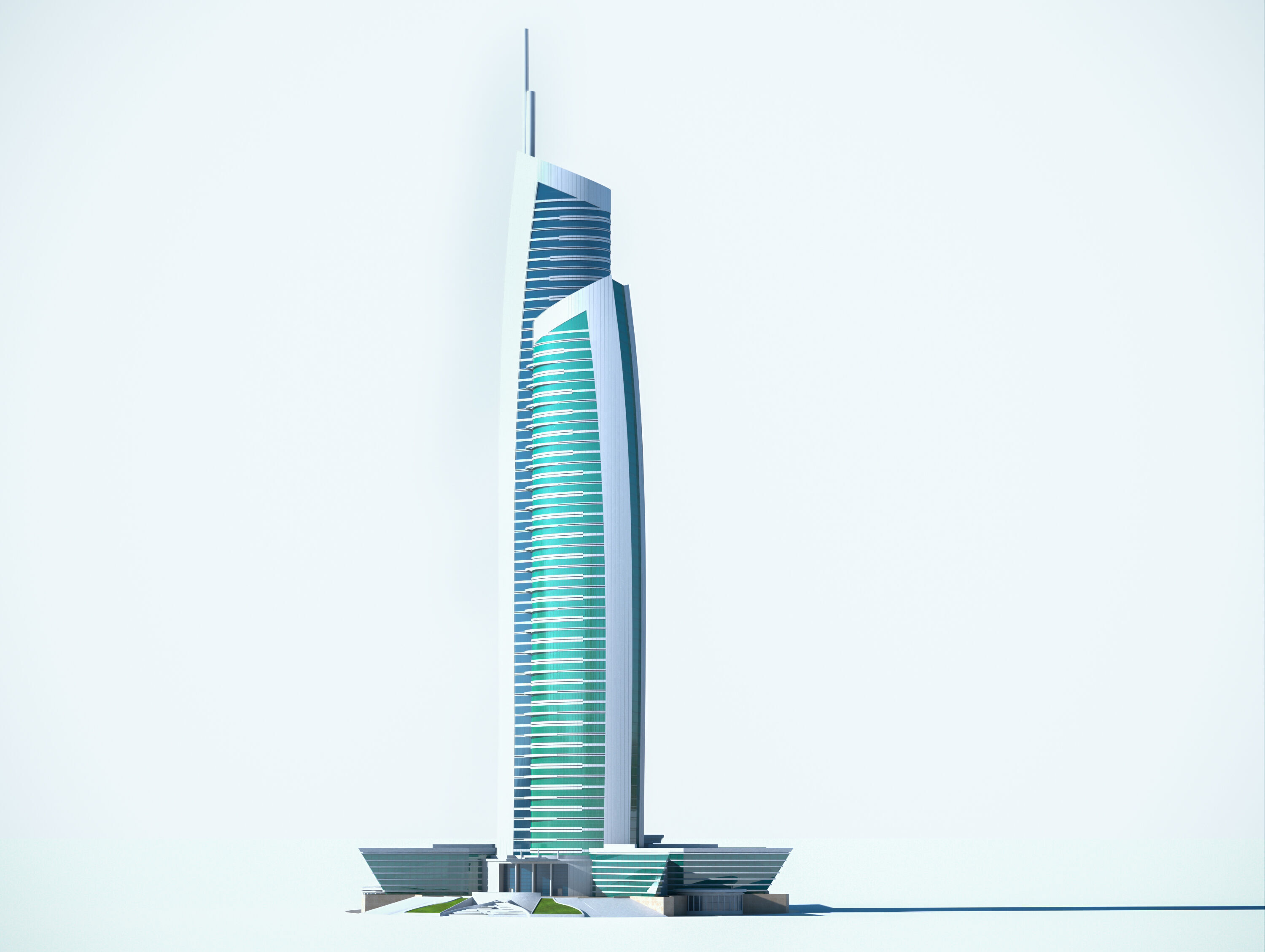 Dubai tallest buildings 3D model_18