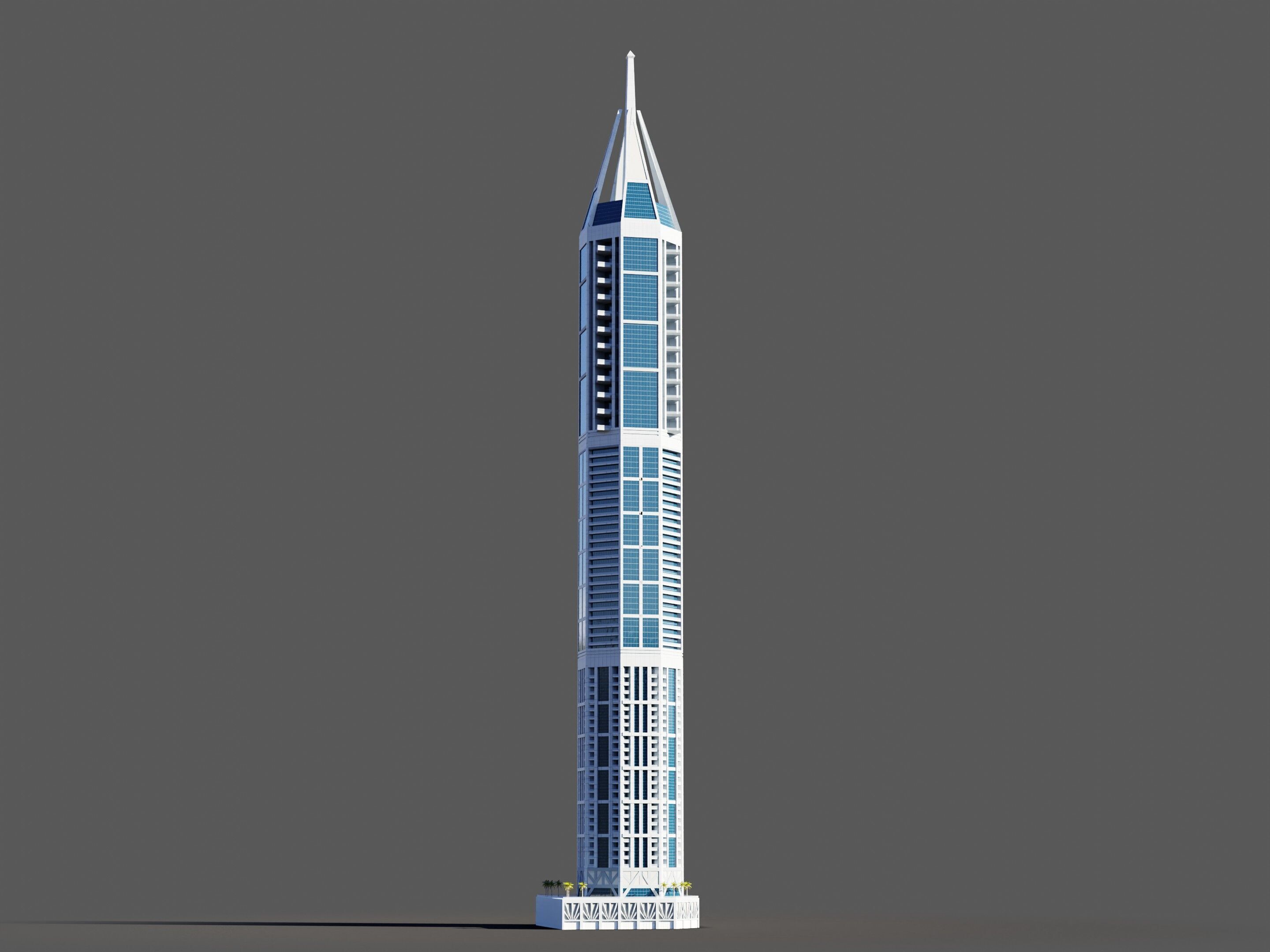 Dubai tallest buildings 3D model_14