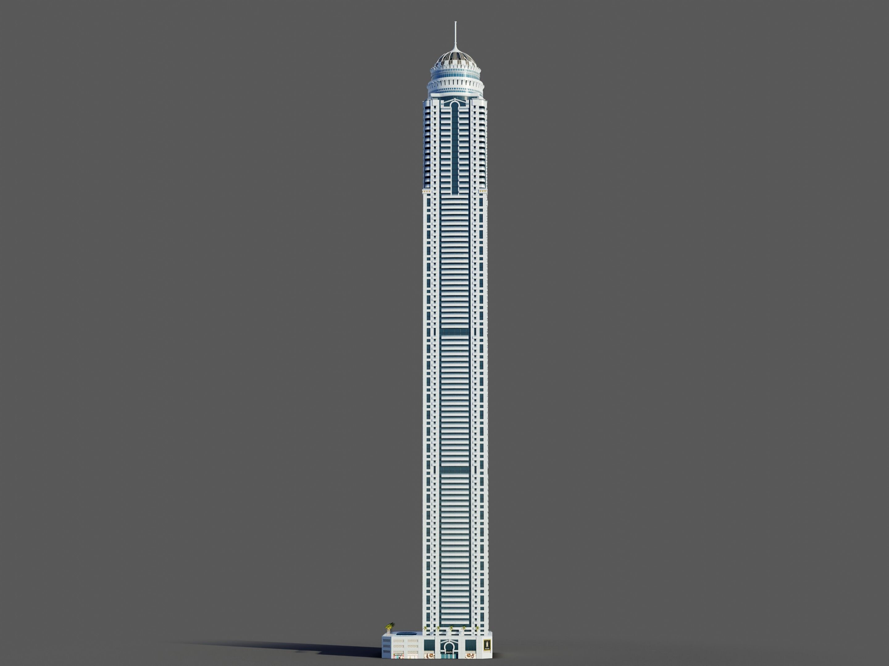 Dubai tallest buildings 3D model_13