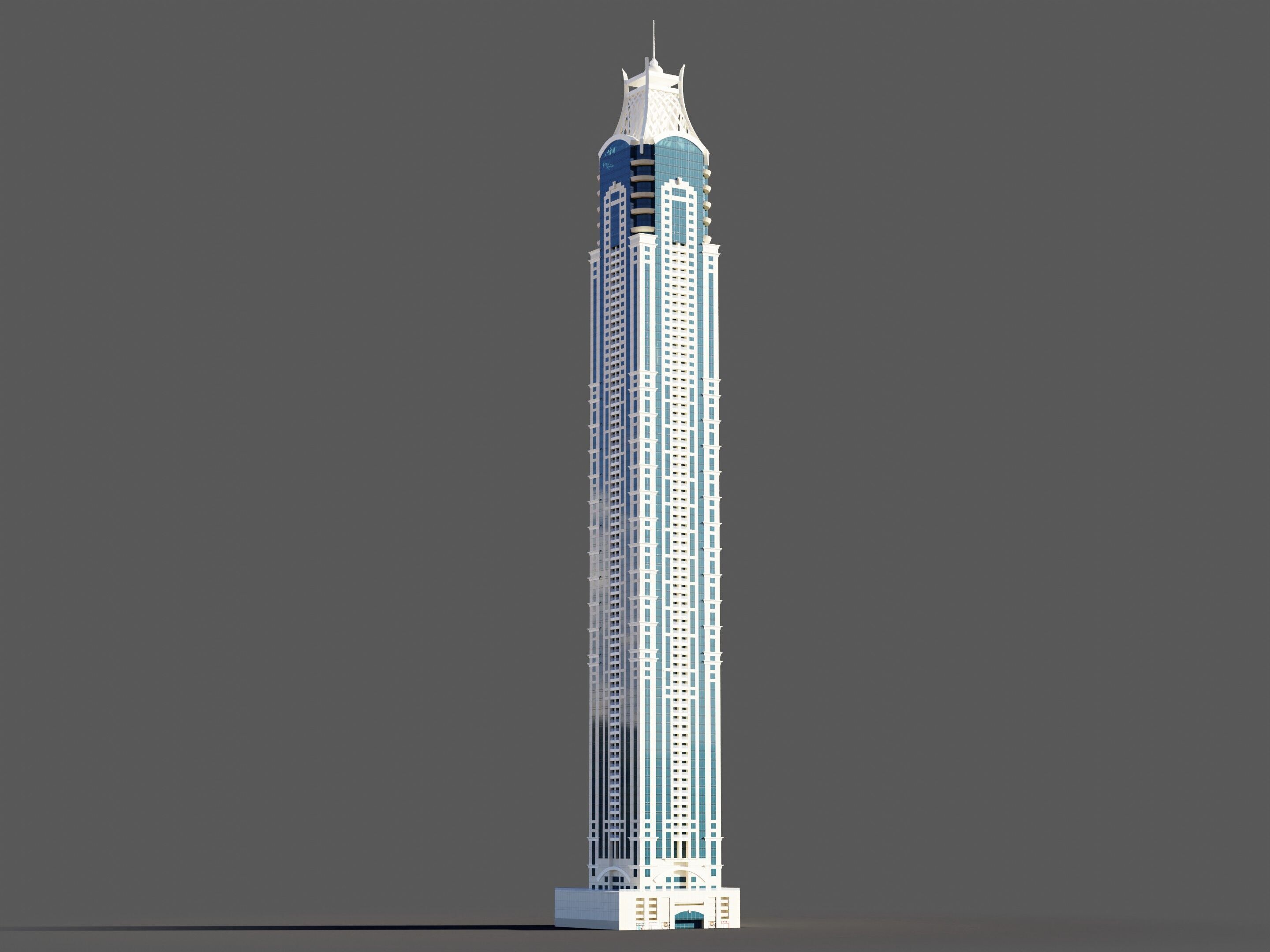 Dubai tallest buildings 3D model_15