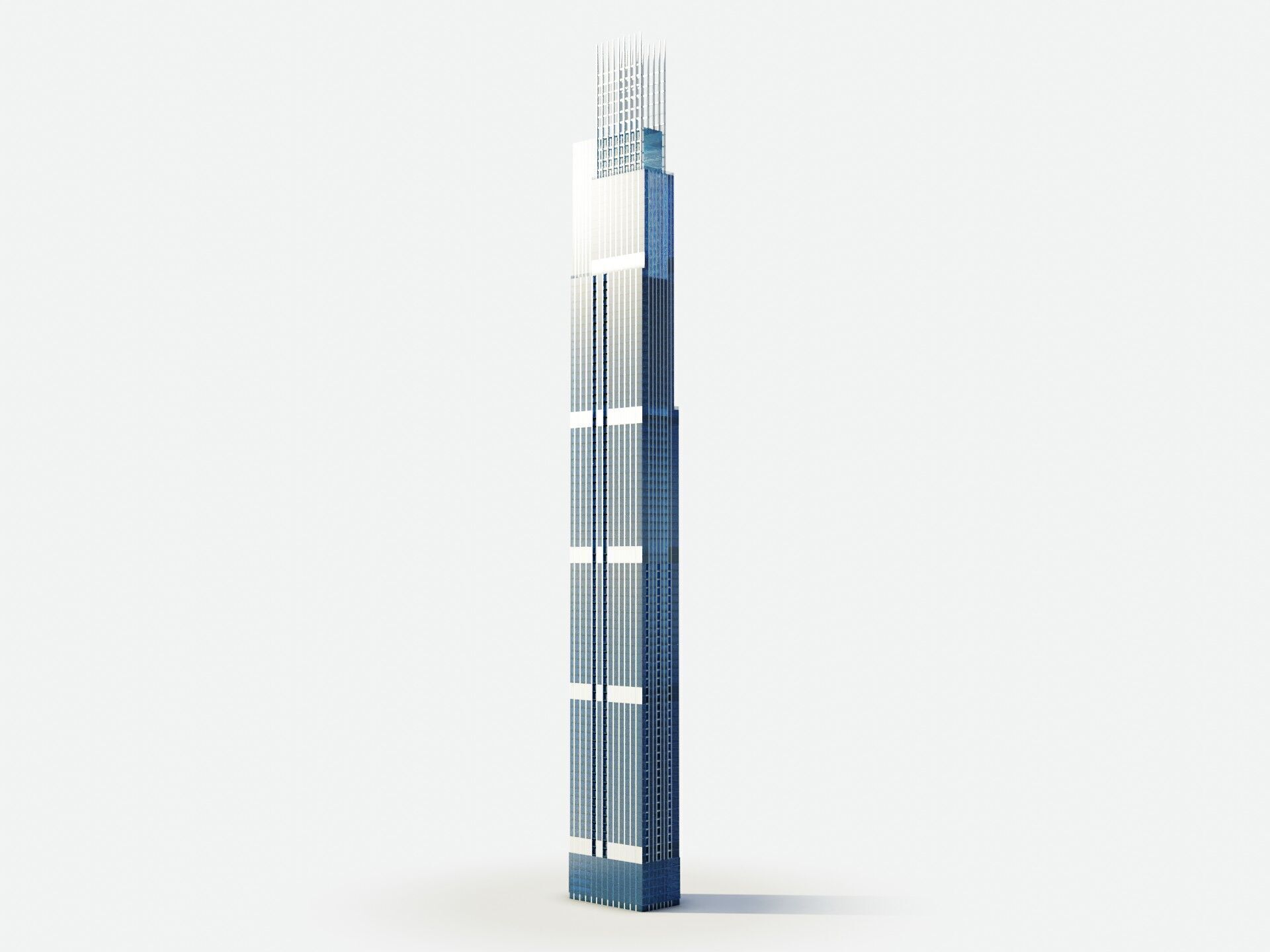 Dubai tallest buildings 3D model_10