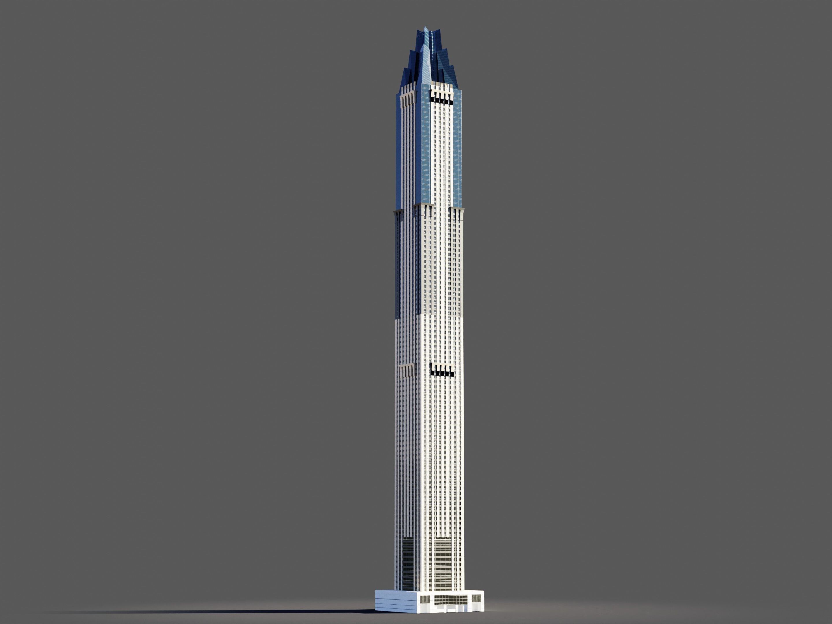 Dubai tallest buildings 3D model_12
