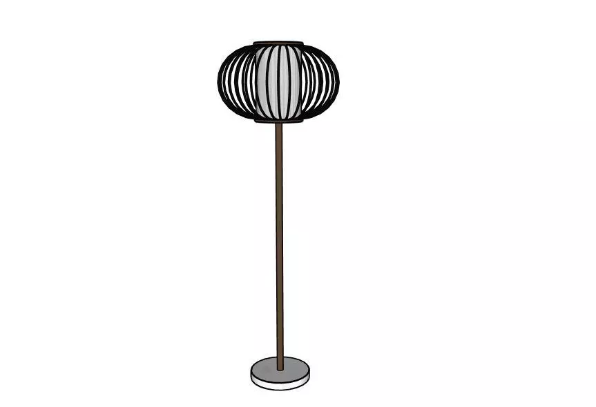 Plutone Floor Lamp by Coup detat 3D model