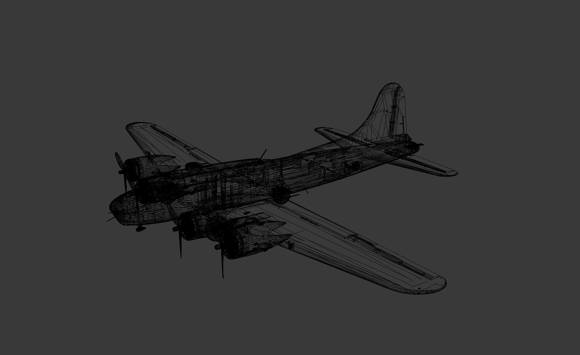 B17 -F Low-poly 3D model_1