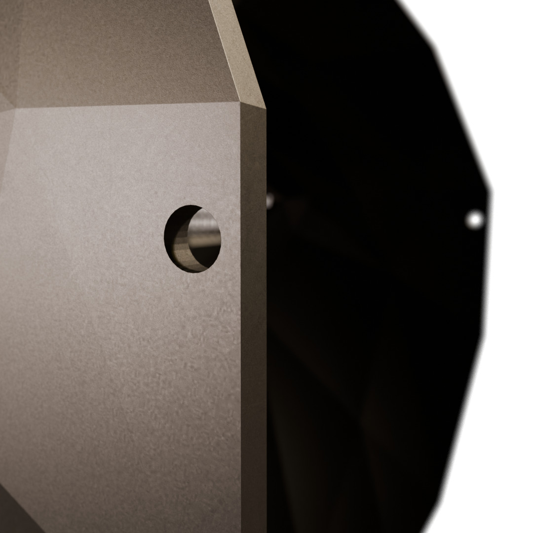 Squid Game Frontman Mask  Low-poly 3D model_6