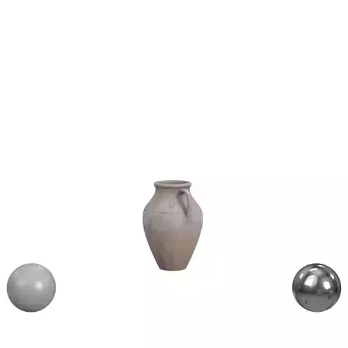 Natural Stoneware Jar 3D model