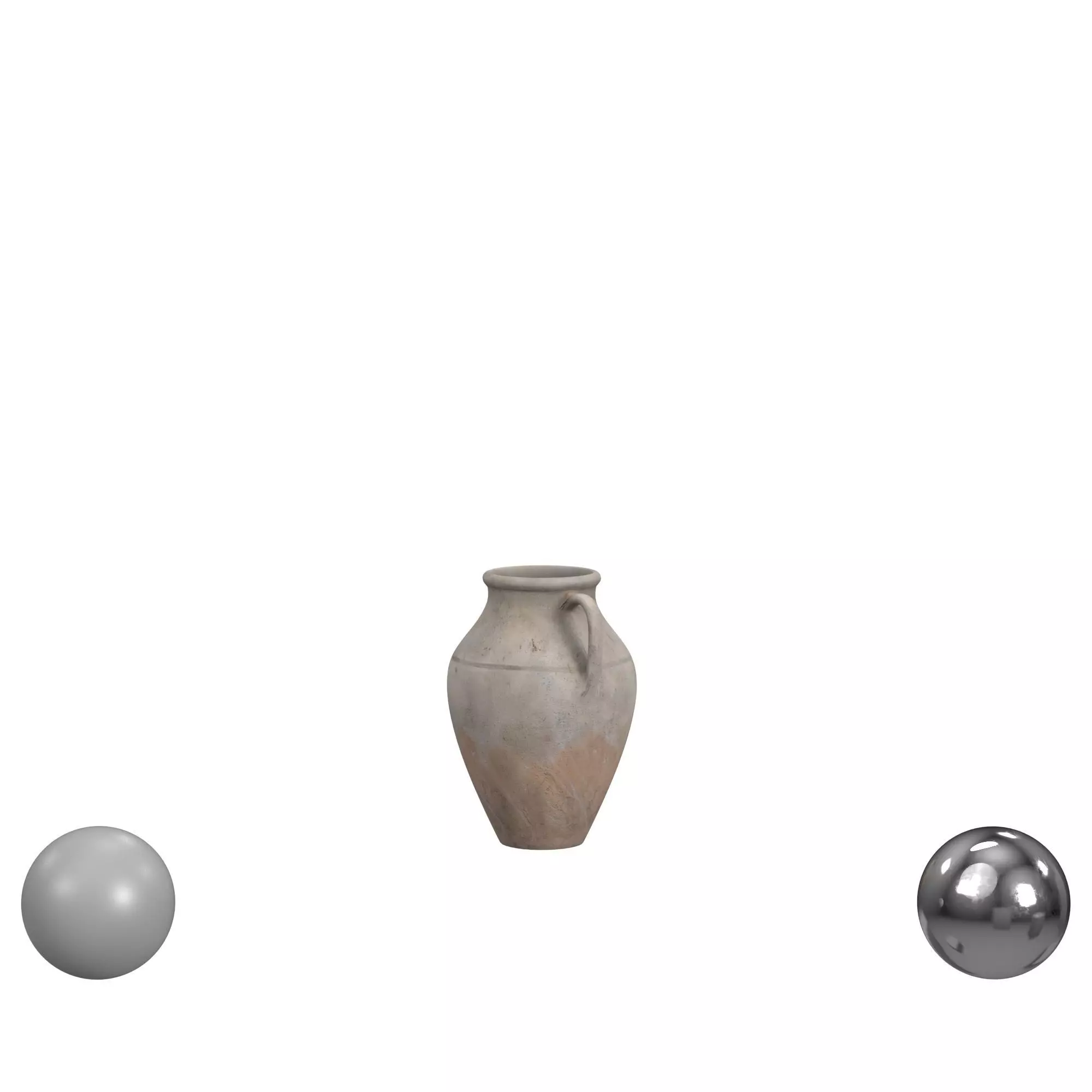 Natural Stoneware Jar 3D model_0