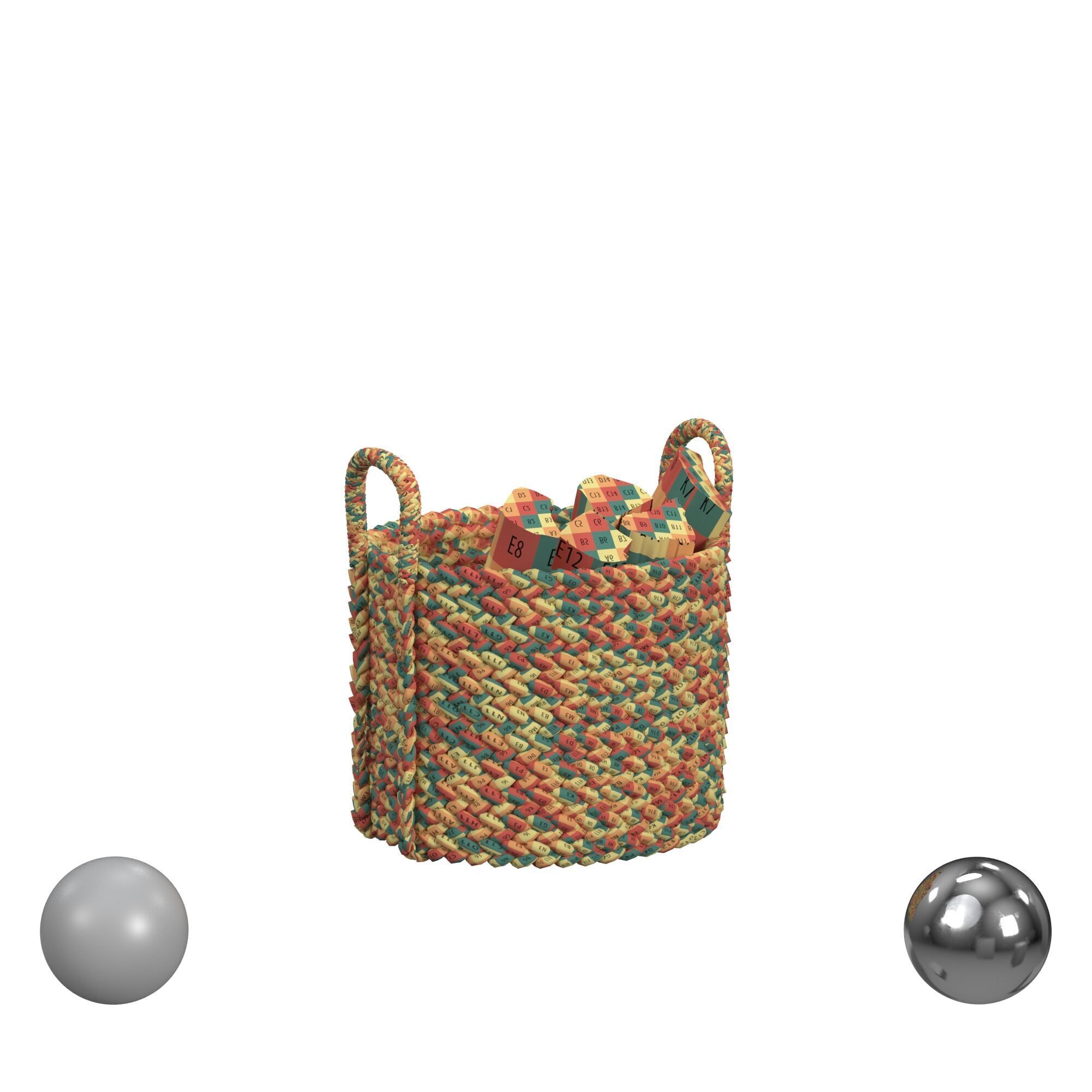Beachcomber Basket 3D model_2