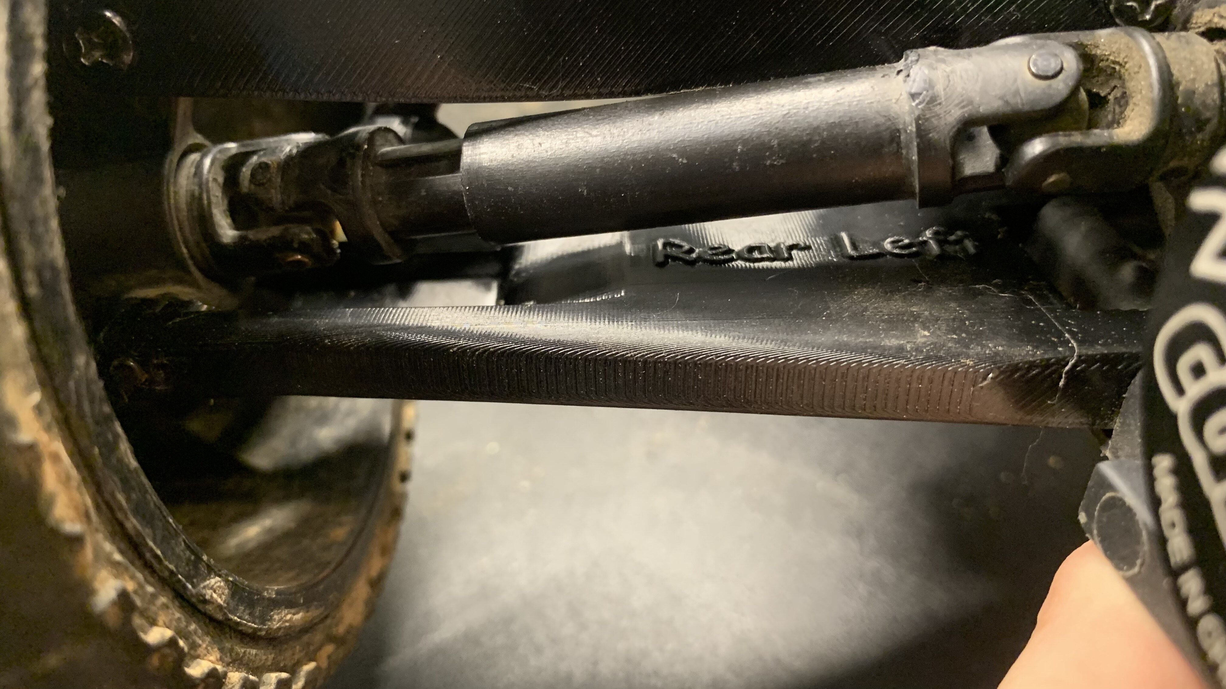 Rear Arms Bulkhead 2WD Circuit Ruckus Torment 70462 3D print model_5