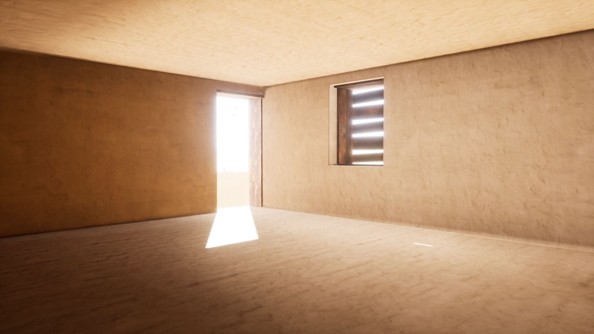 Ancient desert house Low-poly 3D model_15