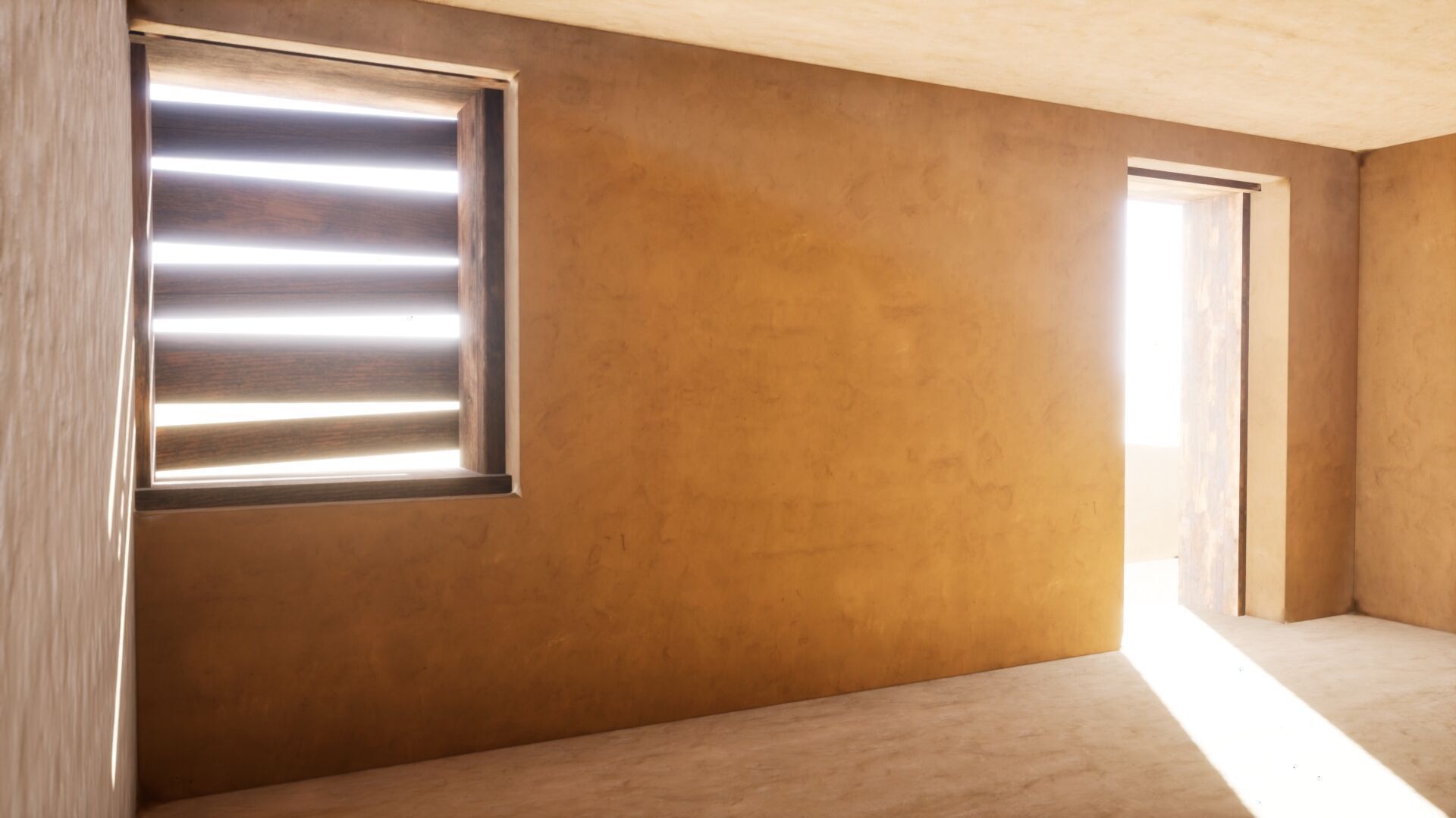 Ancient desert house Low-poly 3D model_17