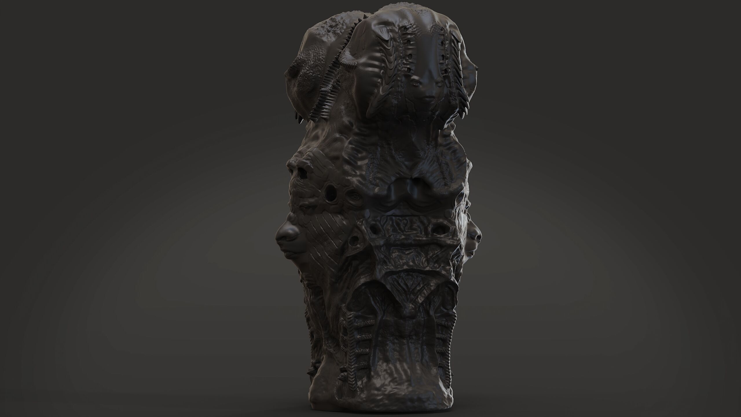hawai statue 3D print model_3