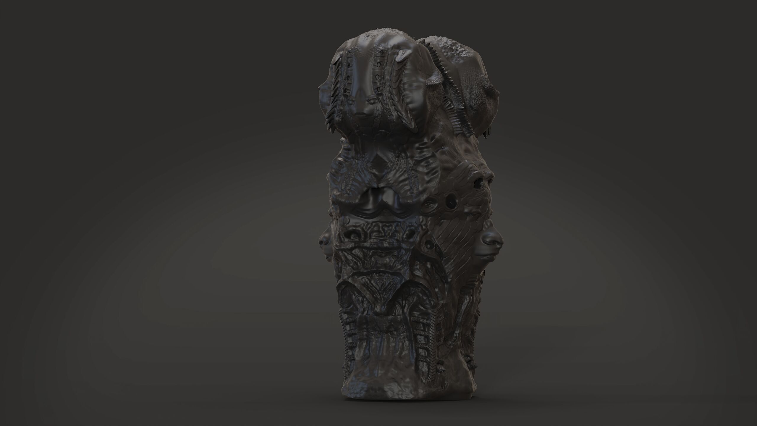 hawai statue 3D print model_6
