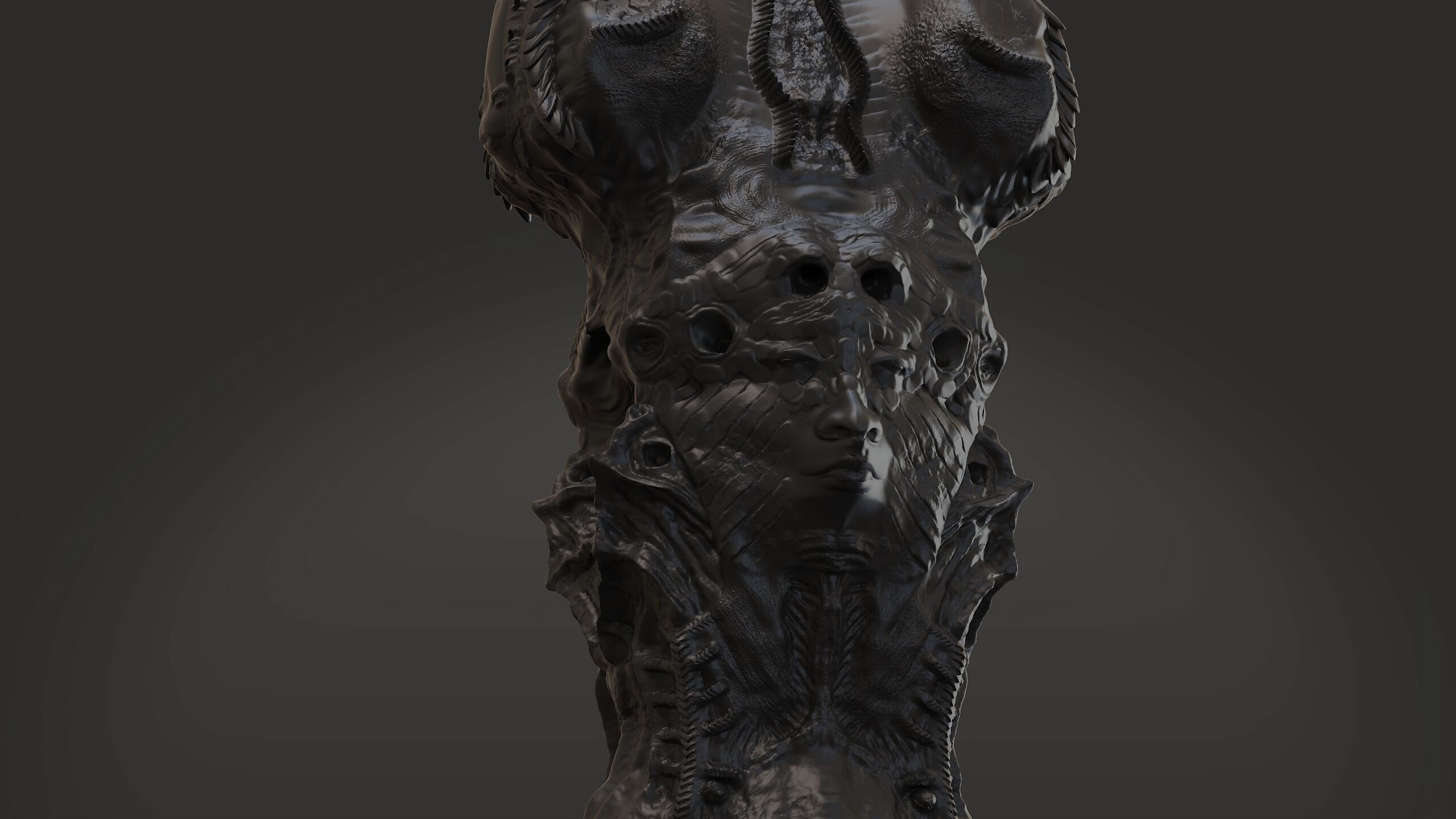 hawai statue 3D print model_4