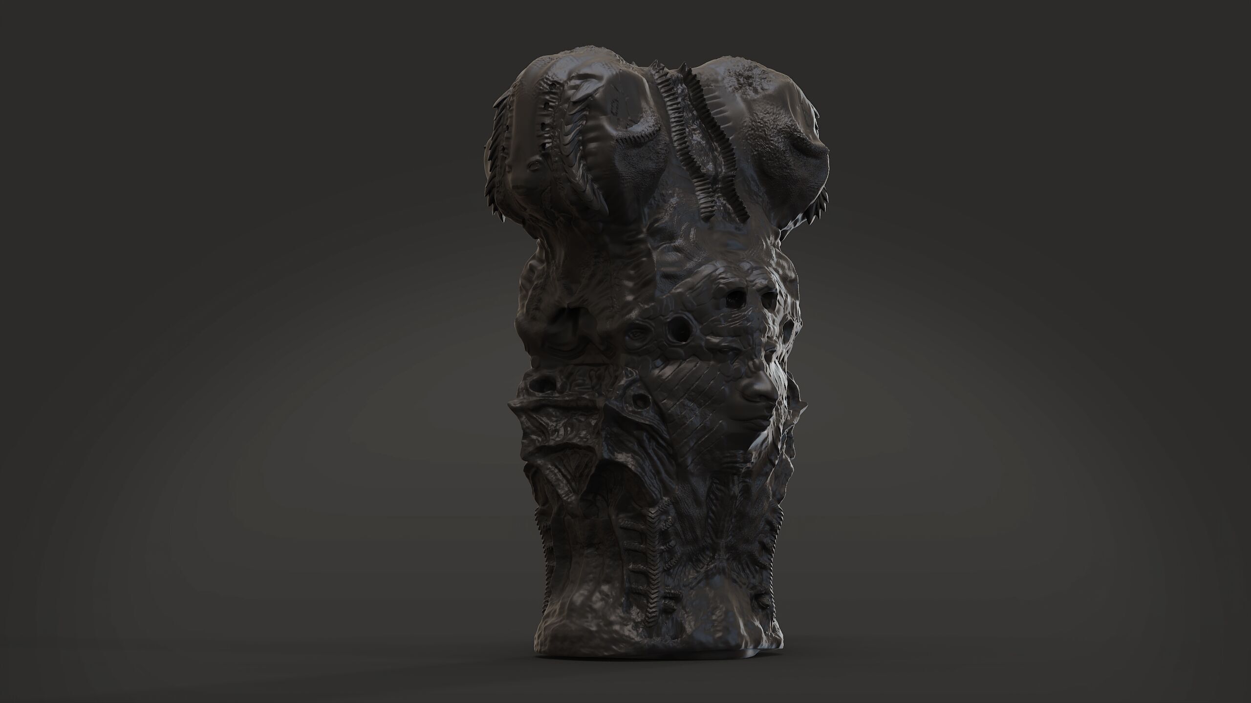 hawai statue 3D print model_9