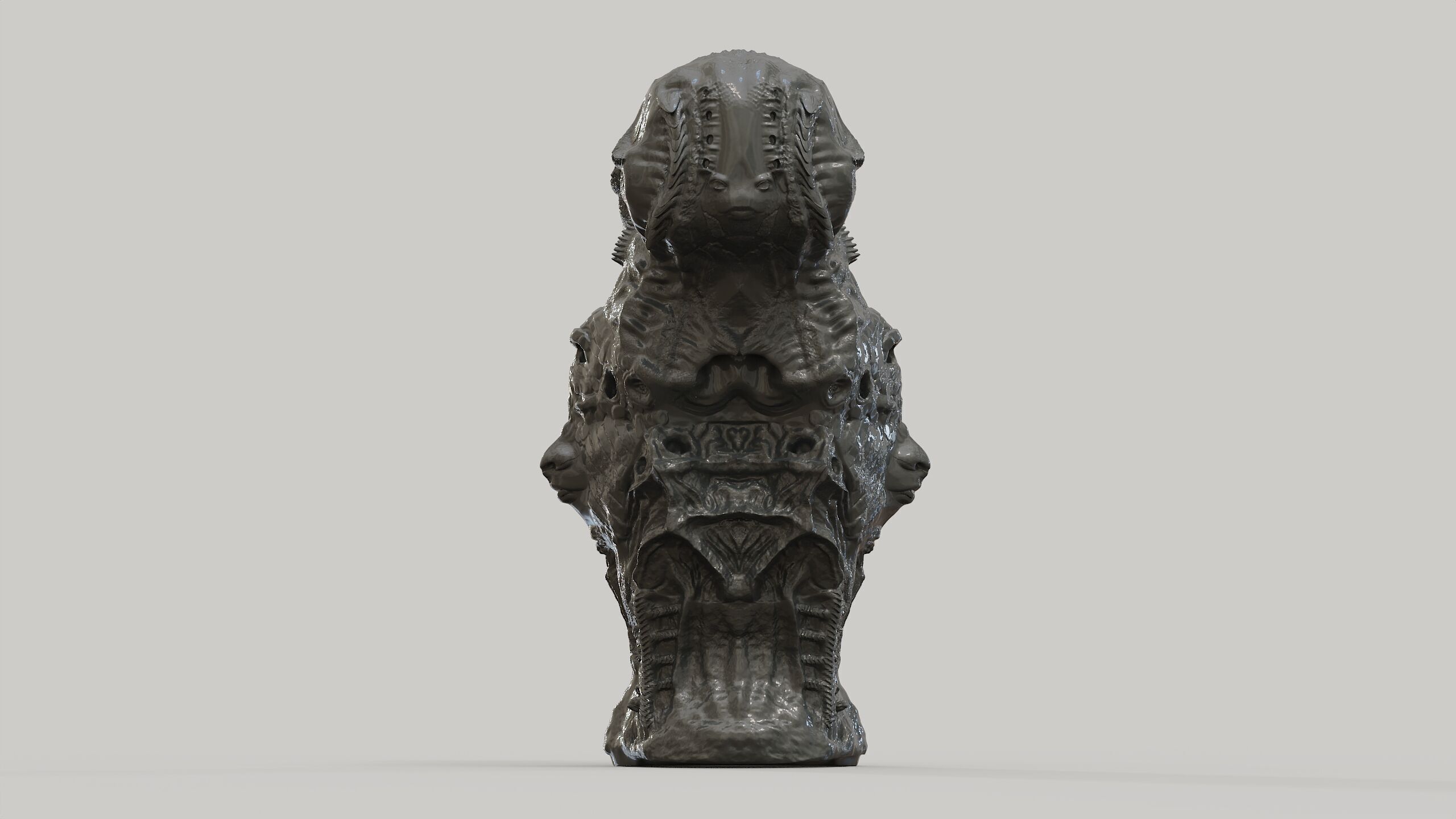 hawai statue 3D print model_1